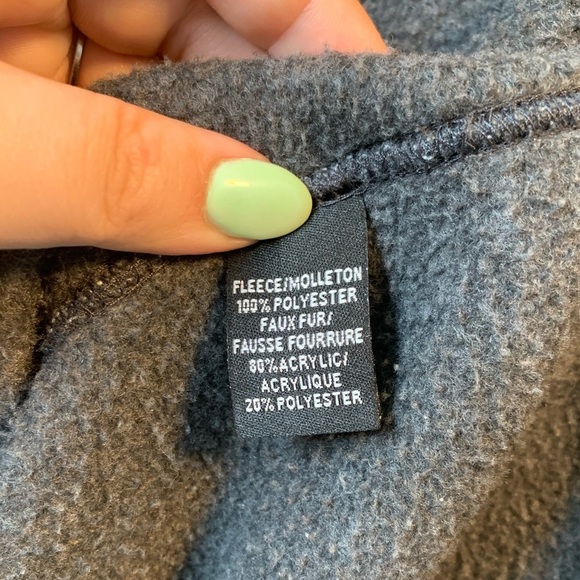 Vintage Parkhurst Fleece Cape with Fur Neckline and  Cuffs - Picture 4 of 5